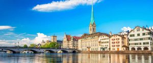 Zurich city river